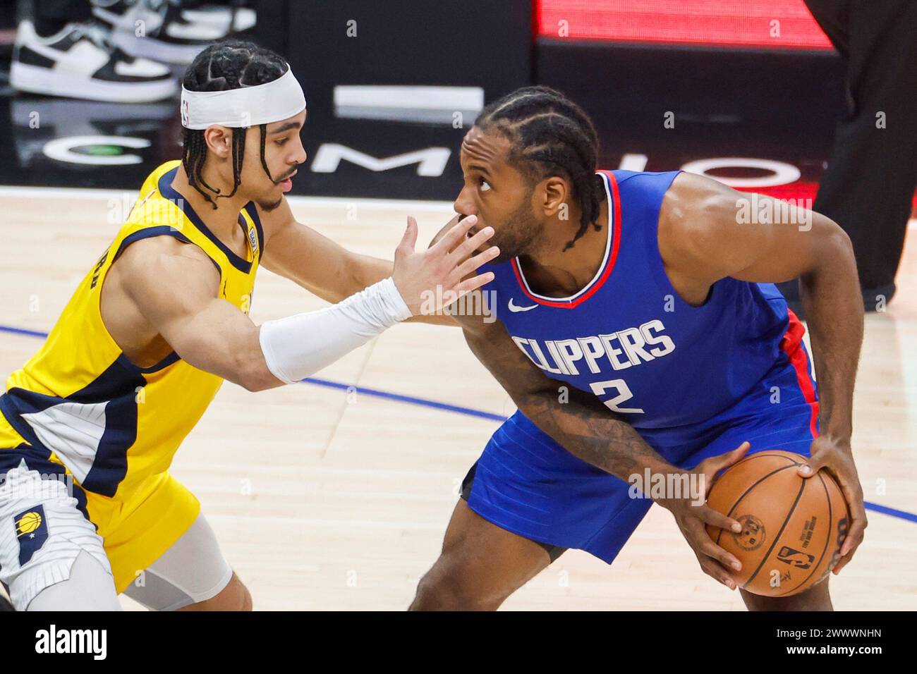 Los Angeles, United States. 25th Mar, 2024. Los Angeles Clippers' Kawhi
