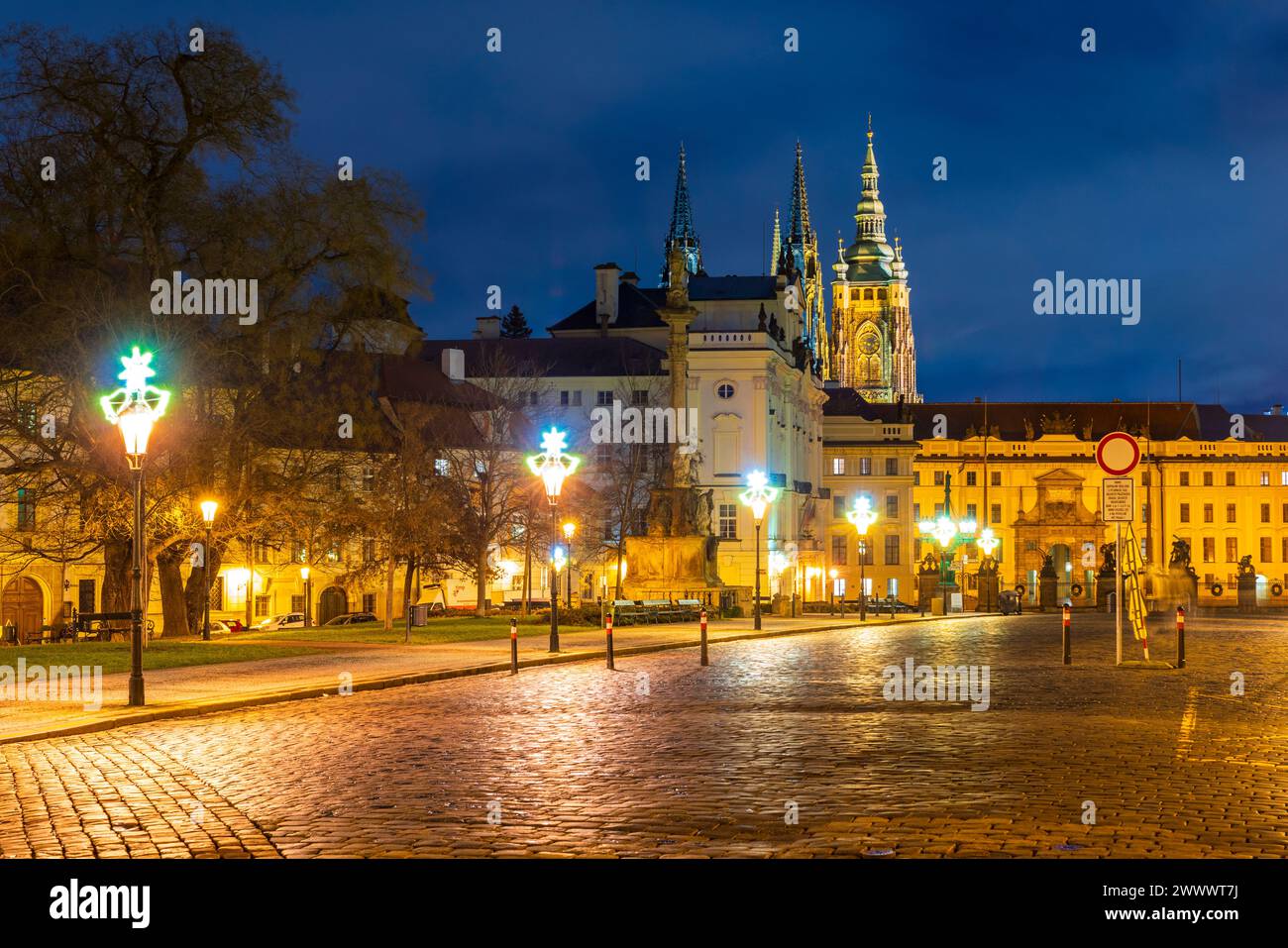 St. Vitus Cathedral, Praha, Czech Republic, Europe Stock Photo