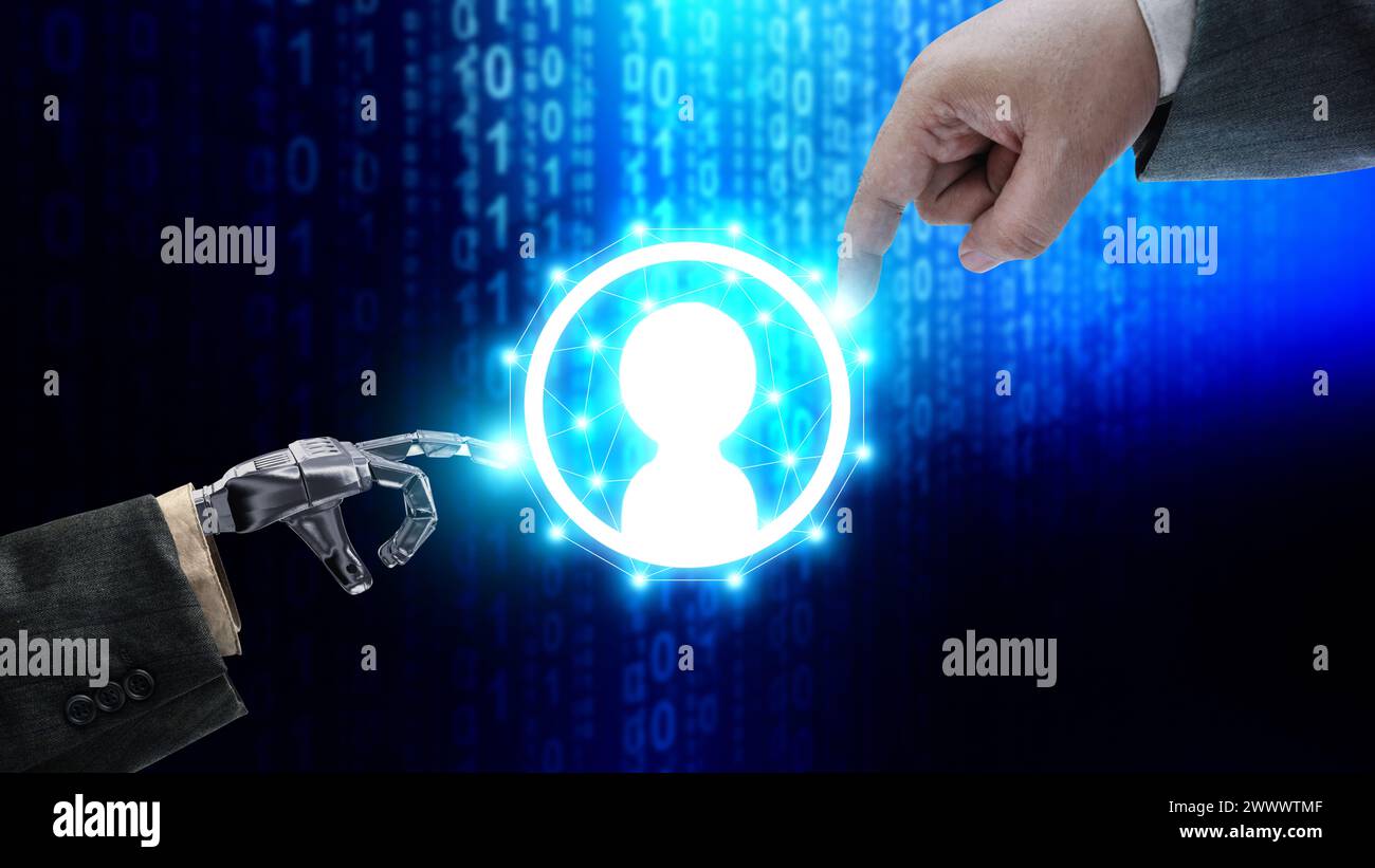 Deep learning ai robots hi-res stock photography and images - Alamy
