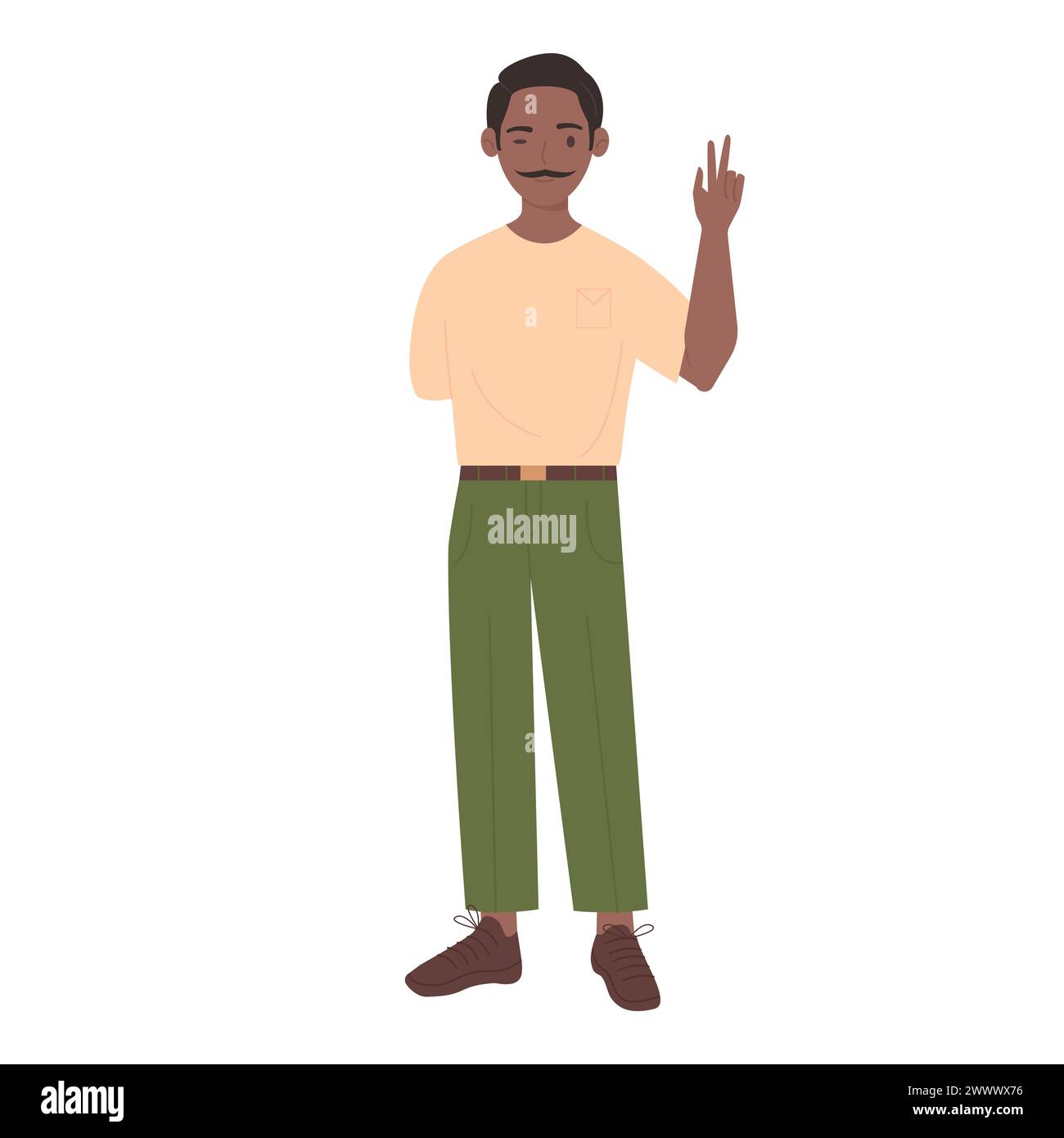 Positive man with amputated hand. Man without one arm, disabled people