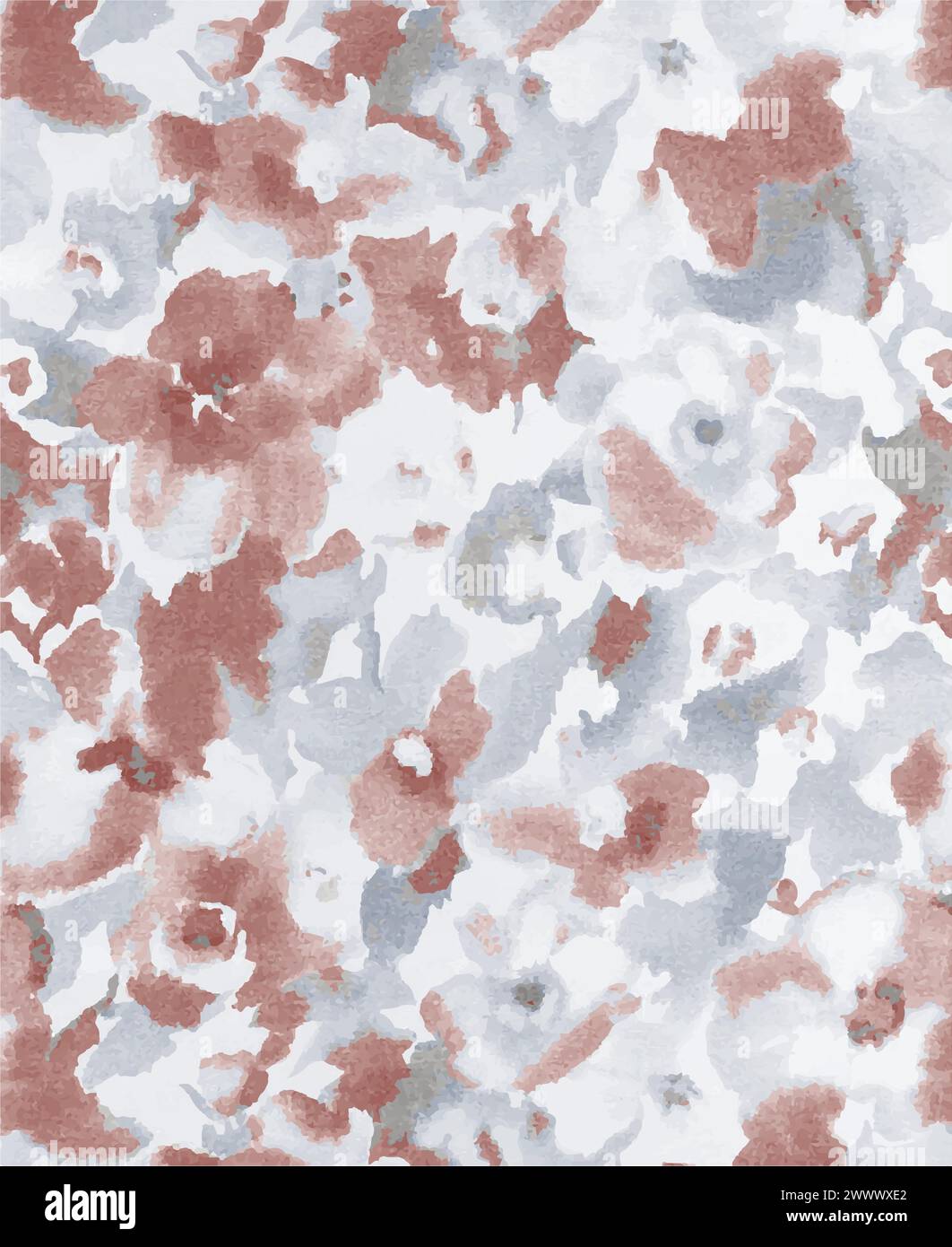 Watercolor seamless pattern. vector watercolor effect , abstract floral background texture Stock Vector