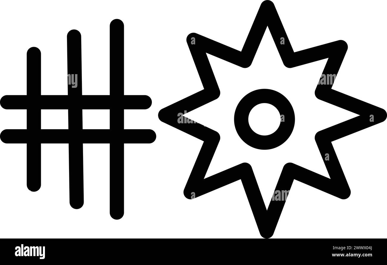 Radiant laser pulse icon outline vector. Dot beam pointer. Futuristic ...