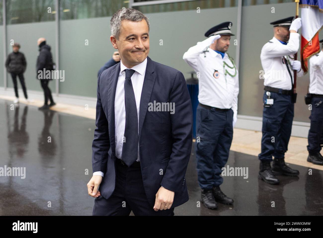 Paris, France. 26th Mar, 2024. French Interior Minister Gerald Darmanin