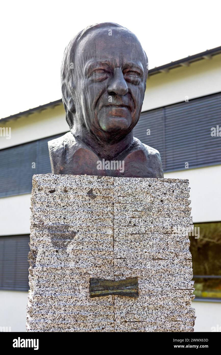 Hermann Gmeiner Memorial, Alberschwende, Bregenzerwald, Vorarlberg, Austria Stock Photo