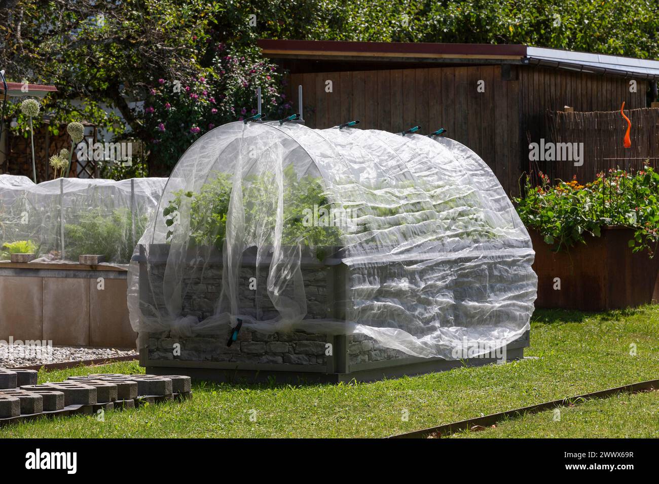 Raised bed cover hi-res stock photography and images - Alamy
