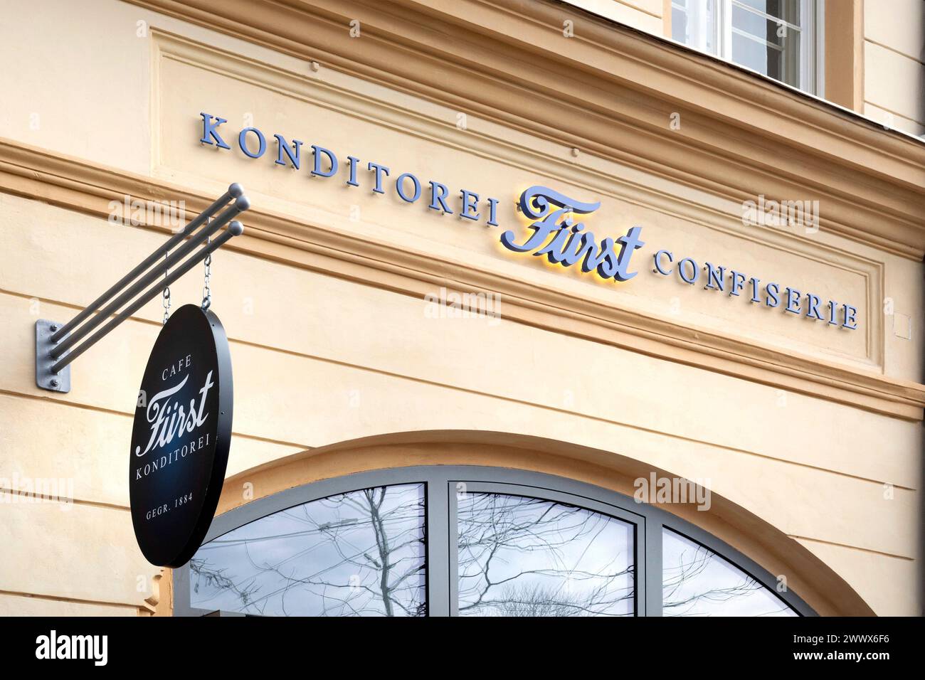 Cafe Konditorei Fürst Confiserie, Salzburg City, Austria Stock Photo
