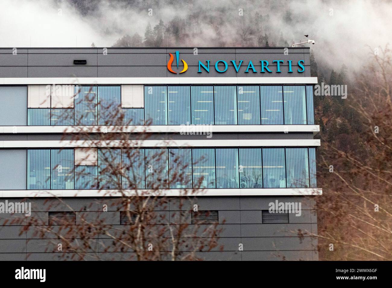 Novartis, Pharmaceutical Company, Langkampfen In Tirol, Austria Stock Photo