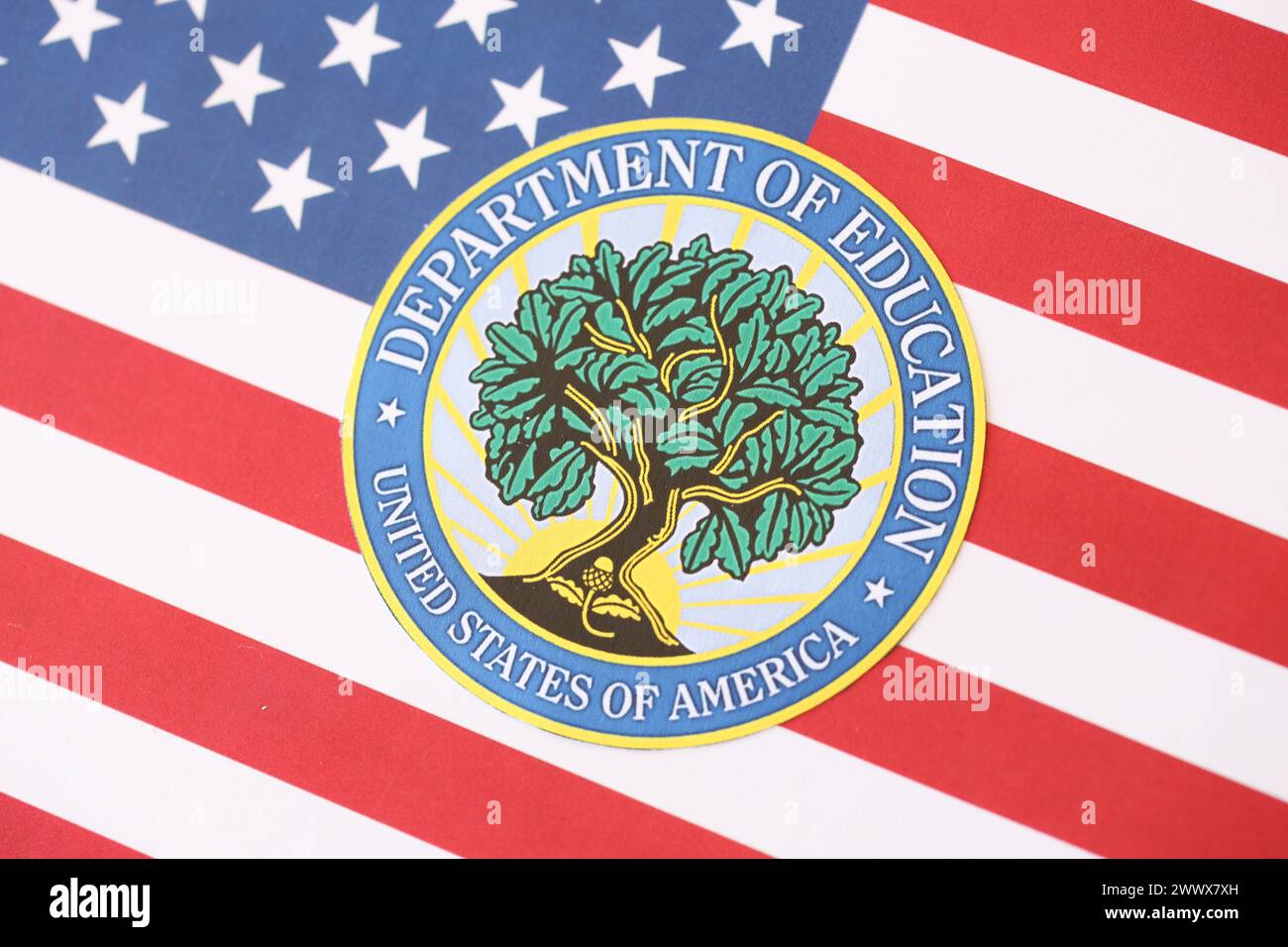 Ed and white flag hi-res stock photography and images - Alamy