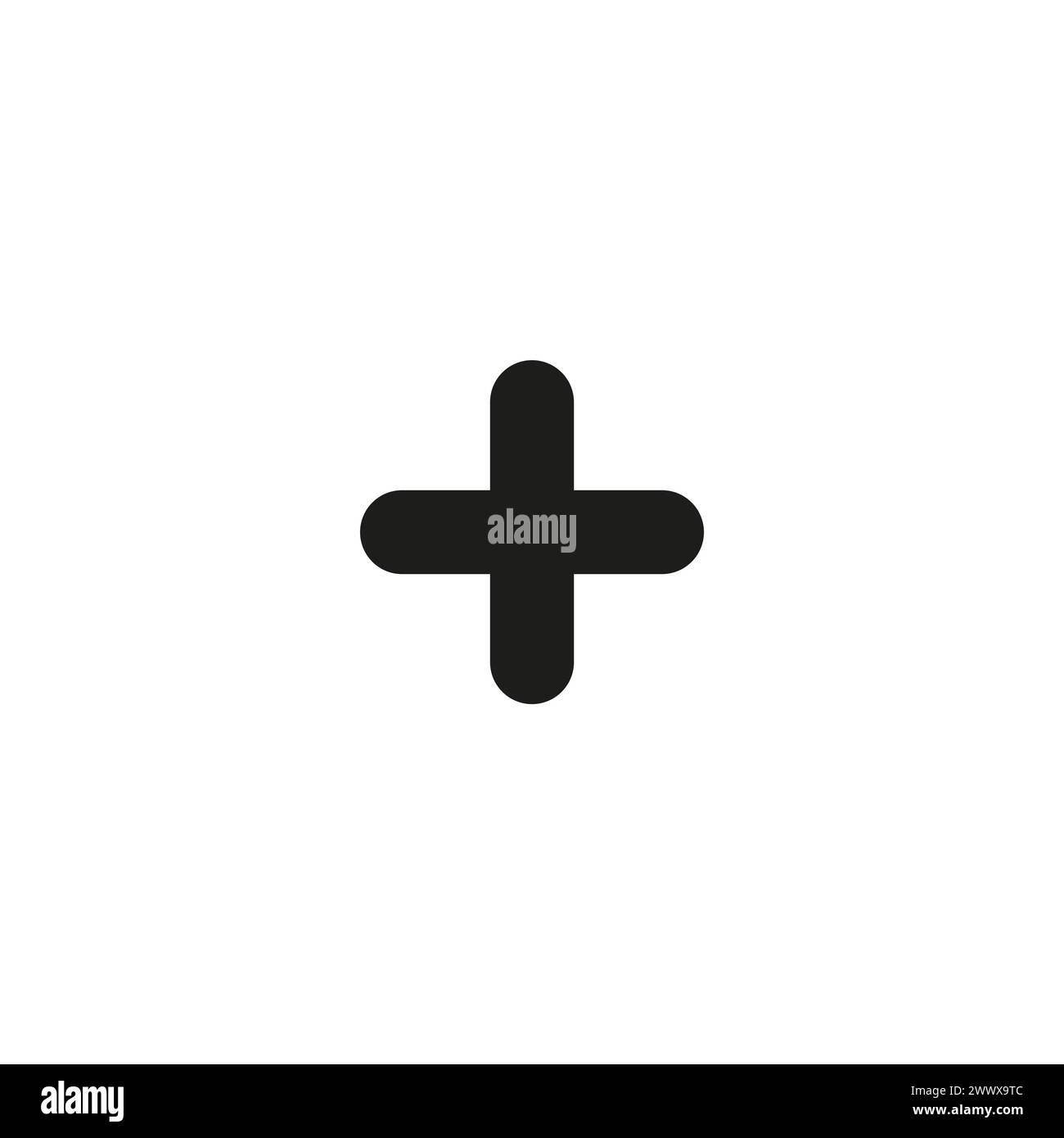 Plus sign icon positive symbol hi-res stock photography and images - Alamy, image size:1300x1390