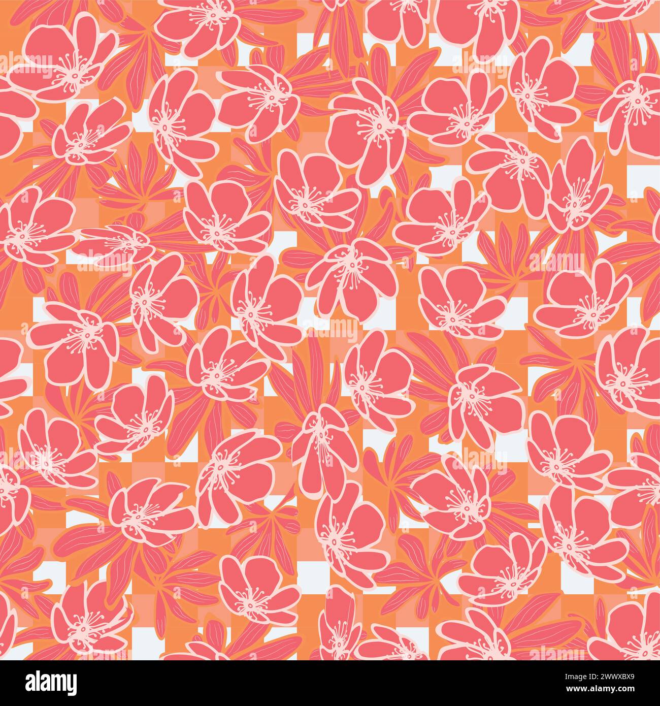 Elegant floral pastel seamless pattern. Soft ornament print wedding ...