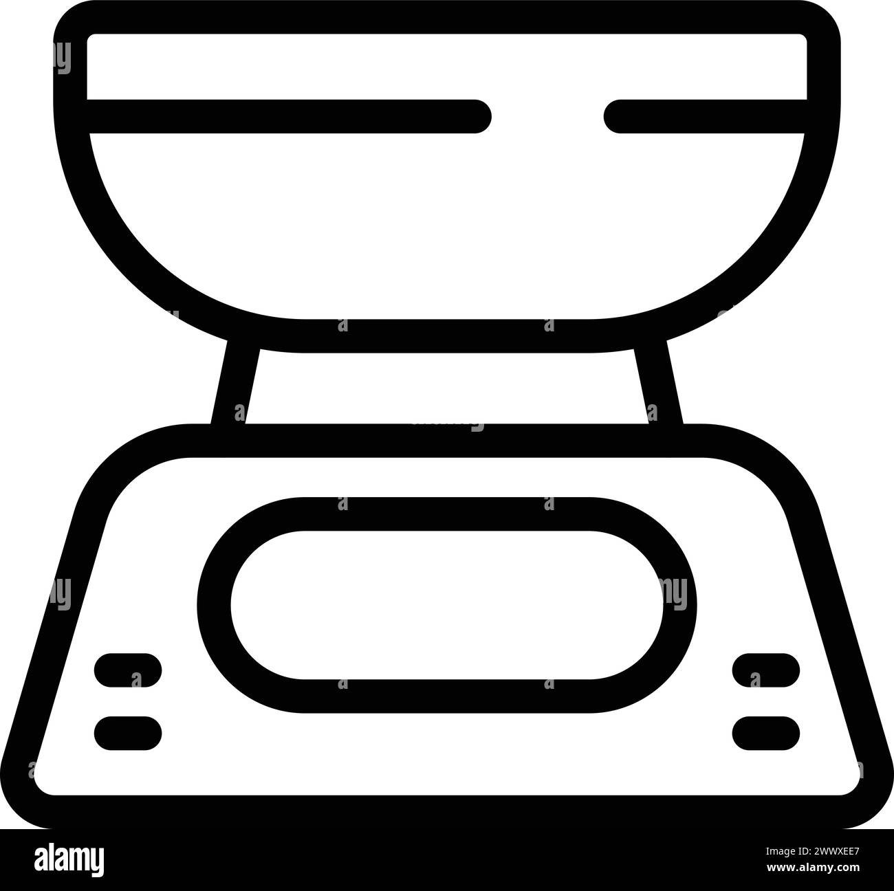 Kitchen scale gauge Black and White Stock Photos & Images - Alamy
