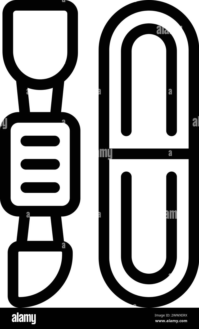 Nail service instruments icon outline vector. Manicure equipment. Professional manicurist tools