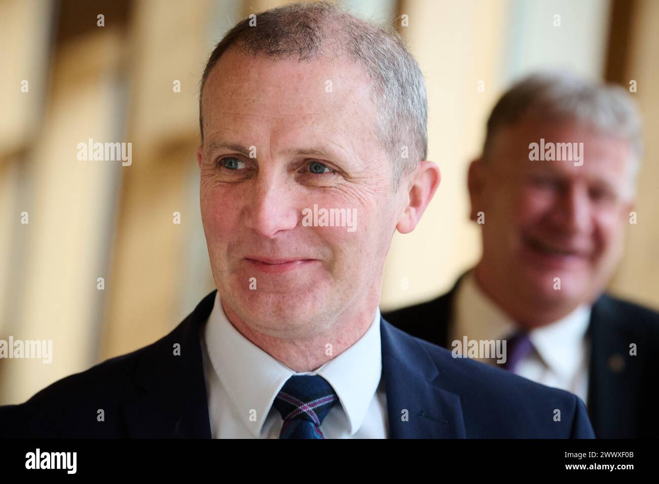 Edinburgh Scotland, UK 26 March 2024. Michael Matheson MSP at the ...