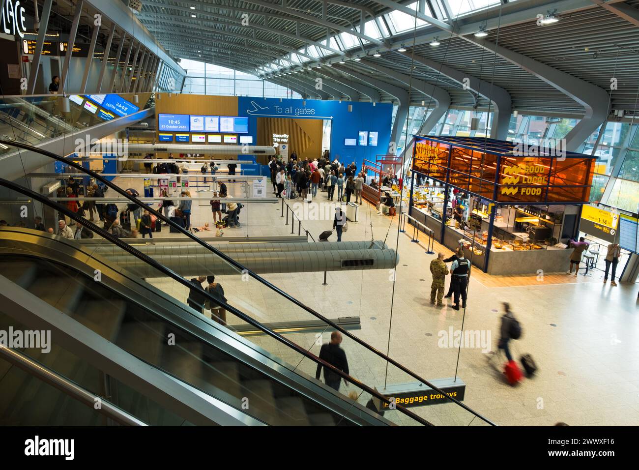 Eindhoven Airport Netherlands Passenger Terminal Stock Photo