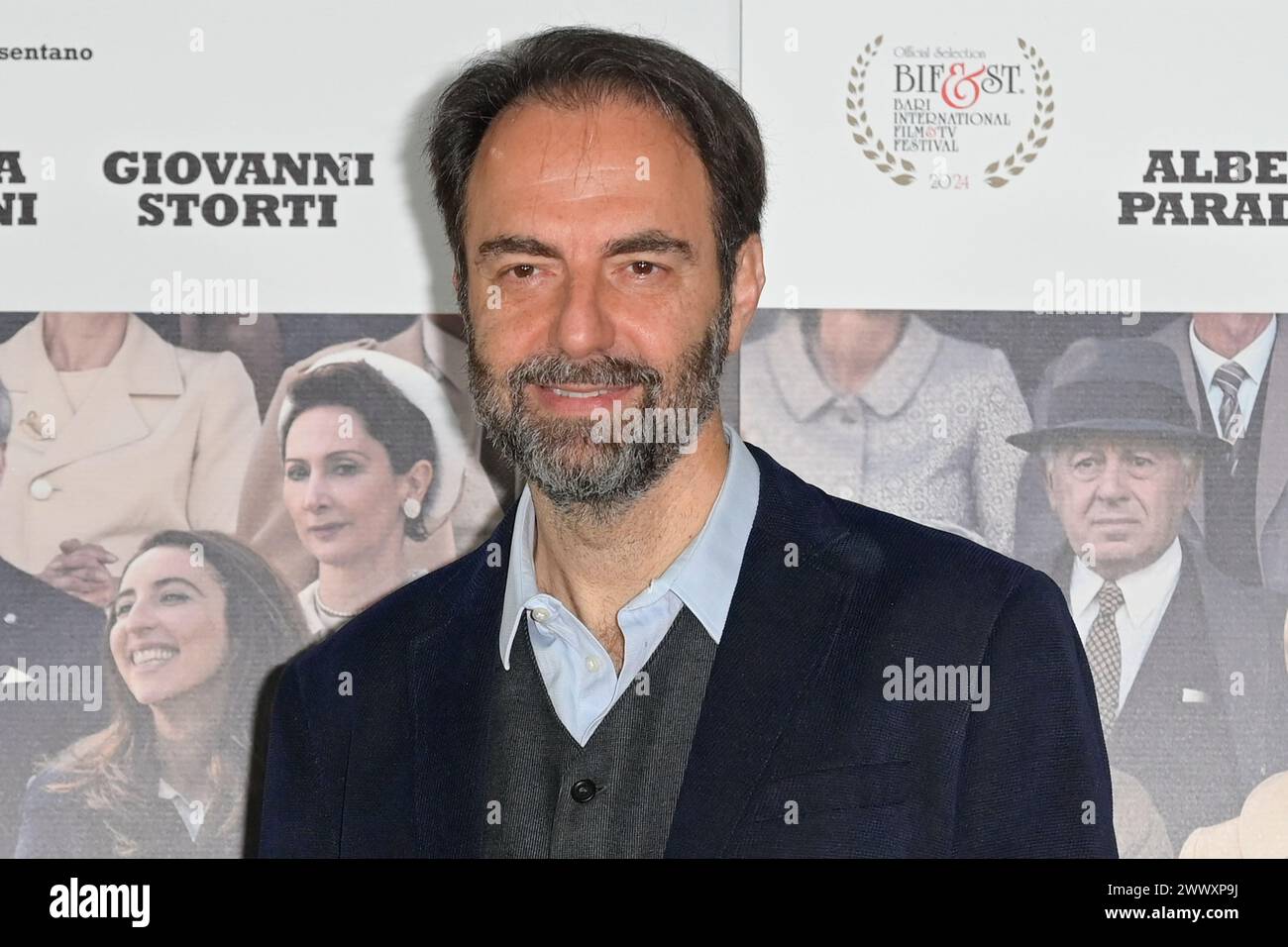Rome, Italy. 26th Mar, 2024. Neri Marcorè attends the photocall of movie 'Zamora' at Cinema Adriano. (Photo by Mario Cartelli/SOPA Images/Sipa USA) Credit: Sipa USA/Alamy Live News Stock Photo