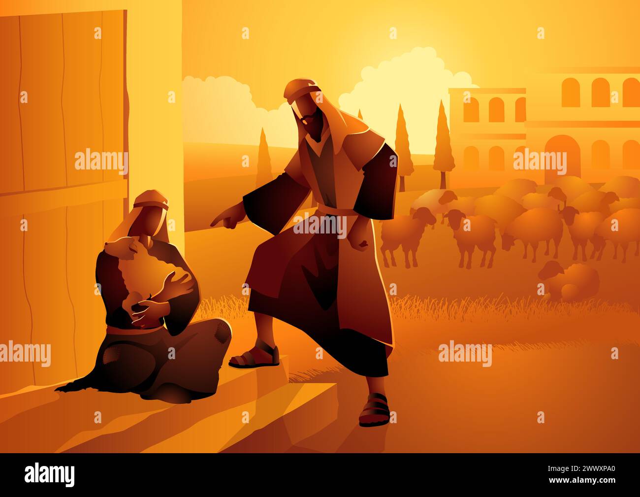Prophet Nathan And King David Stock Vector Images Alamy prophet-nathan-and-king-david-stock-vector-images-alamy