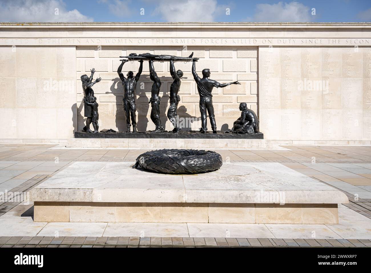 The Armed Forces Memorial, The National Memorial Arboretum Stock Photo