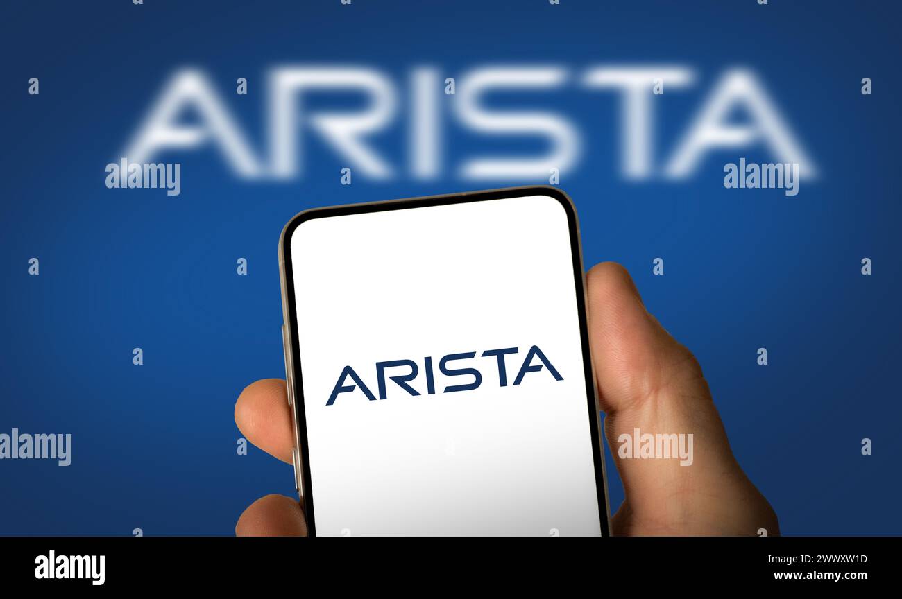 Arista Networks company logo Stock Photo