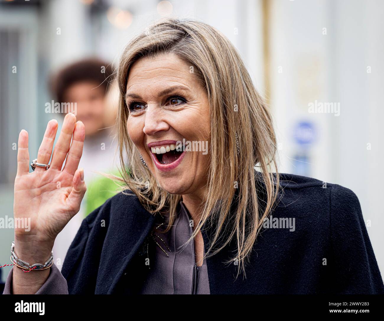 THE HAGUE Queen Maxima of The Netherlands at the launch of online