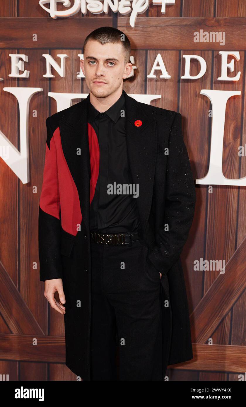 Jake Dunn attends the world premiere of the Disney+ series Renegade