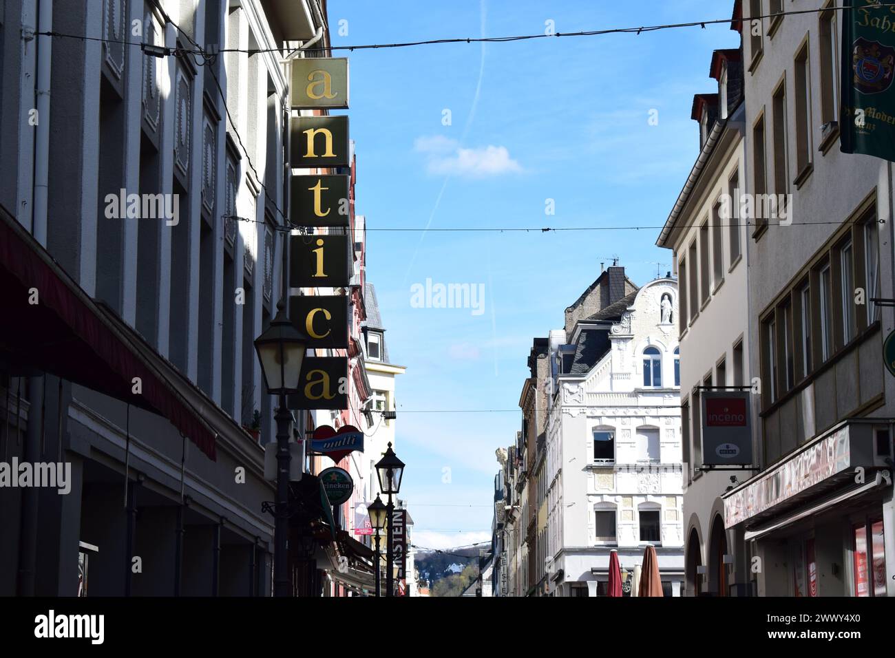 Old Town Street In Koblenz Stock Photo Alamy old-town-street-in-koblenz-stock-photo-alamy