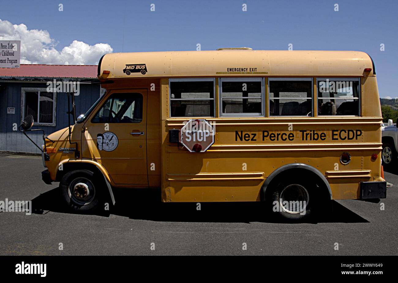 KAMIAH/IDAHO /USA Daily life and business in Kamiah small western