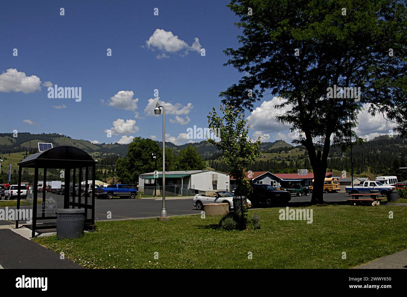 KAMIAH/IDAHO /USA Daily life and business in Kamiah small western