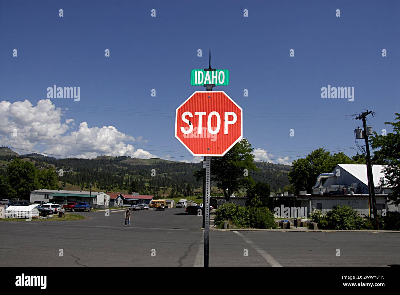 KAMIAH/IDAHO /USA Daily life and business in Kamiah small western