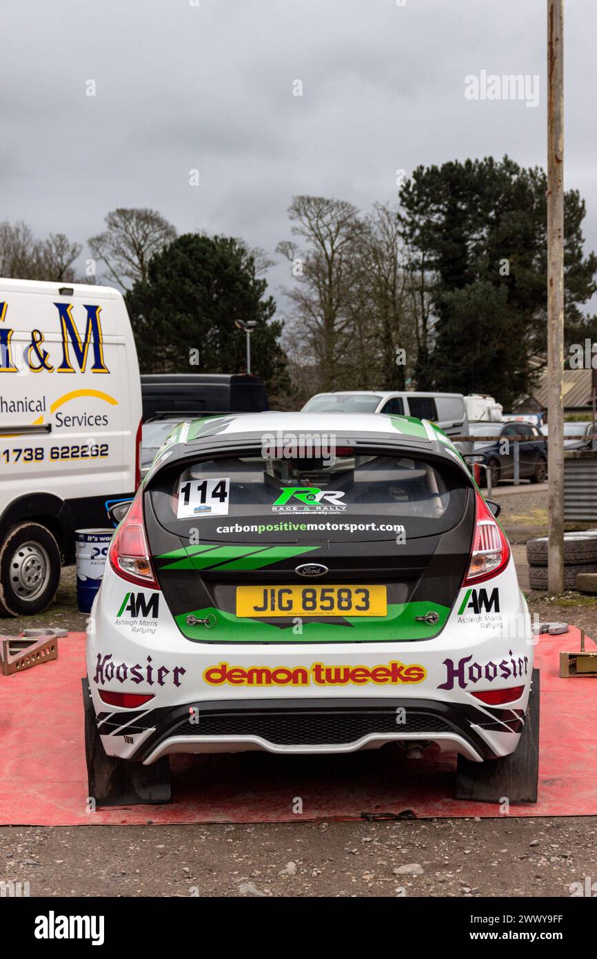 Ford Fiesta. North West Stages Rally 2024 Stock Photo Alamy