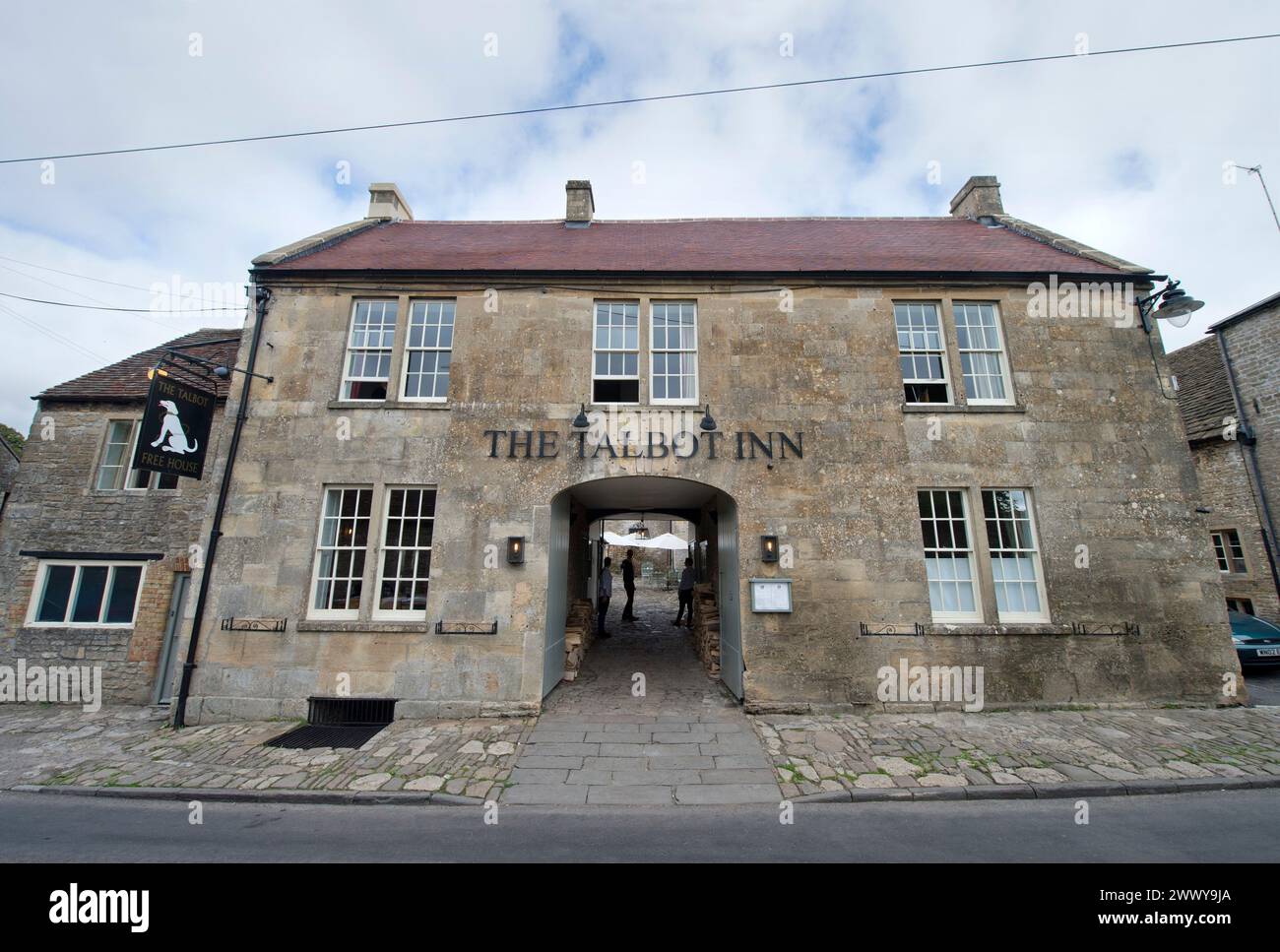 The Talbot Inn in Mells, Somerset UK Stock Photo