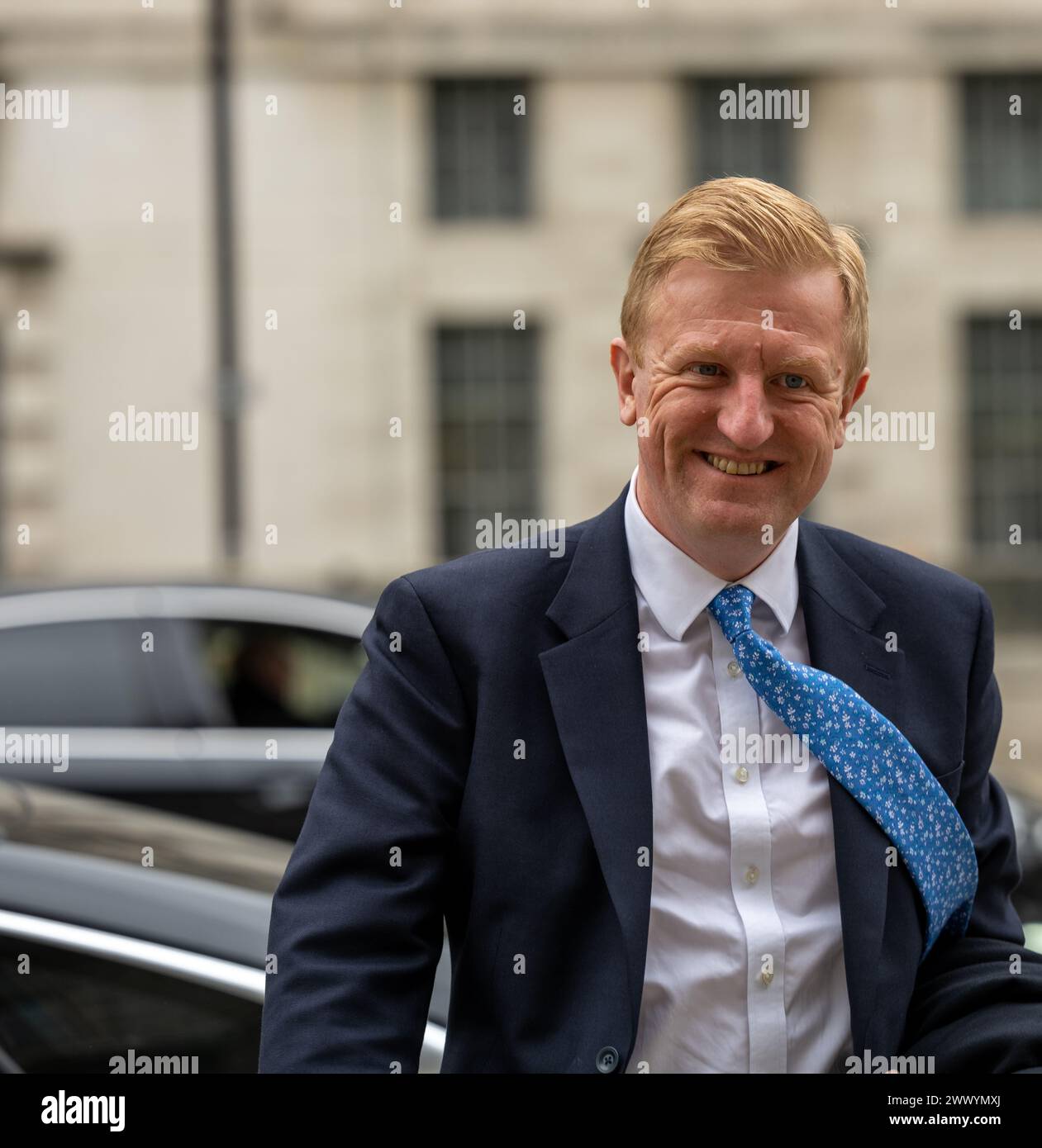 London, UK. 26th Mar, 2024. Oliver Dowden, Deputy Prime Minister & Chancellor of the Duchy of Lancaster, arrives at the Cabinet office Credit: Ian Davidson/Alamy Live News Stock Photo