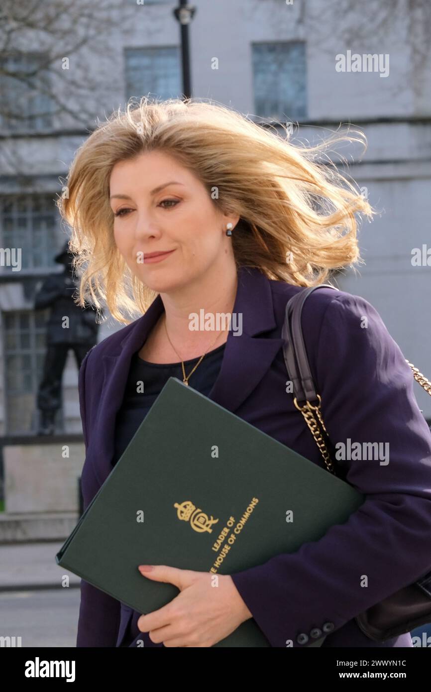London, UK, 26th March, 2024. Leader of the House of Commons and Lord