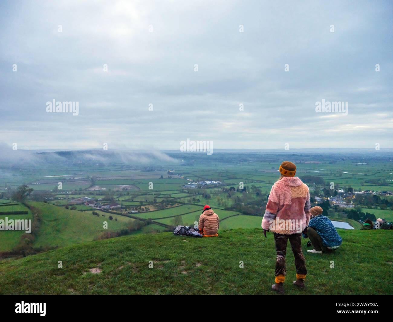March 2025 Waiting for the Spring Equinox sunrise, on a grey cloudy