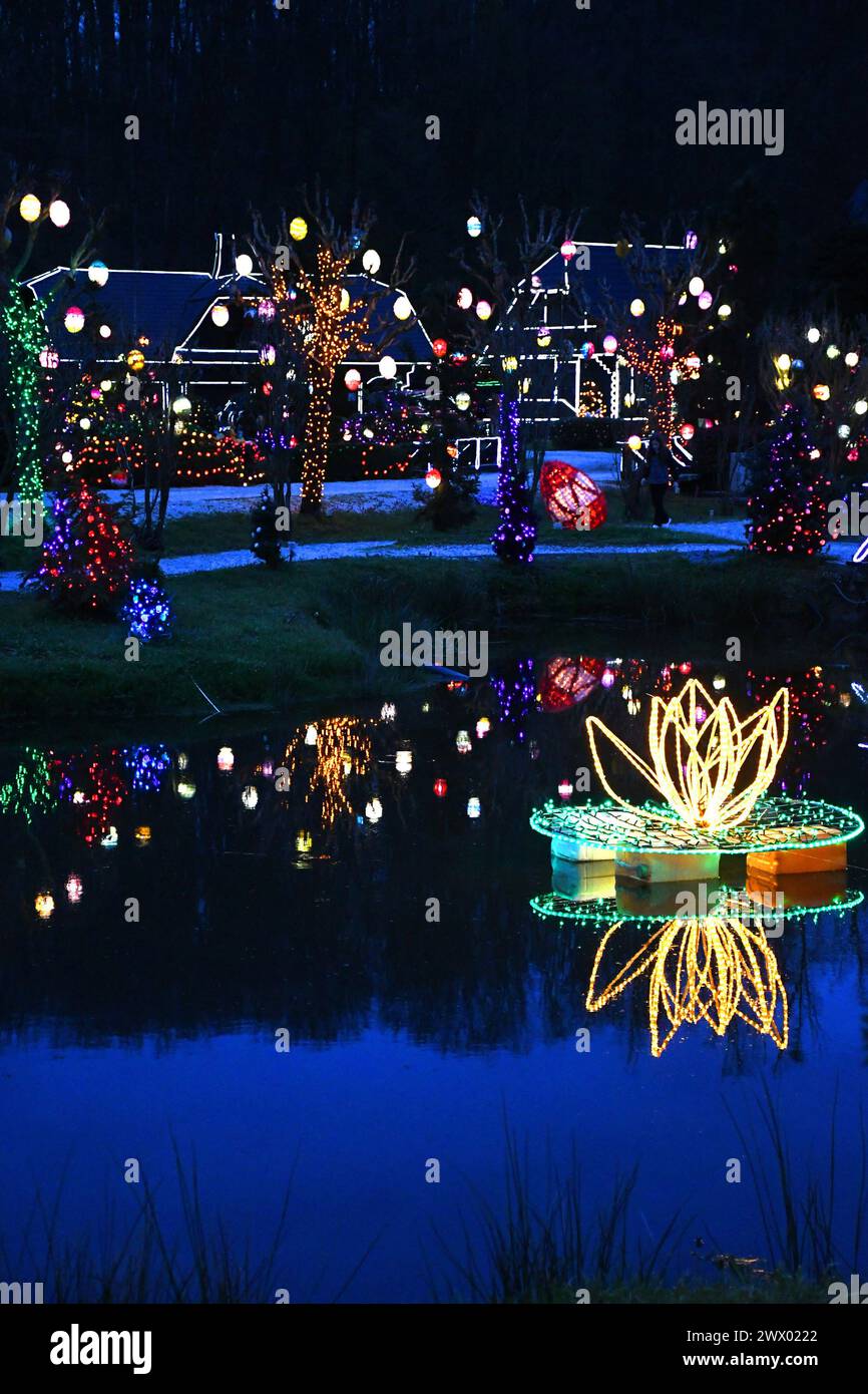 Grabovnica, Croatia. 26th Mar, 2024. Easter decorations is seen at  Salajland estate in Grabovnica, Croatia, on March 26, 2024. Photo: Damir  Spehar/PIXSELL Credit: Pixsell/Alamy Live News Stock Photo - Alamy, image size:866x1390