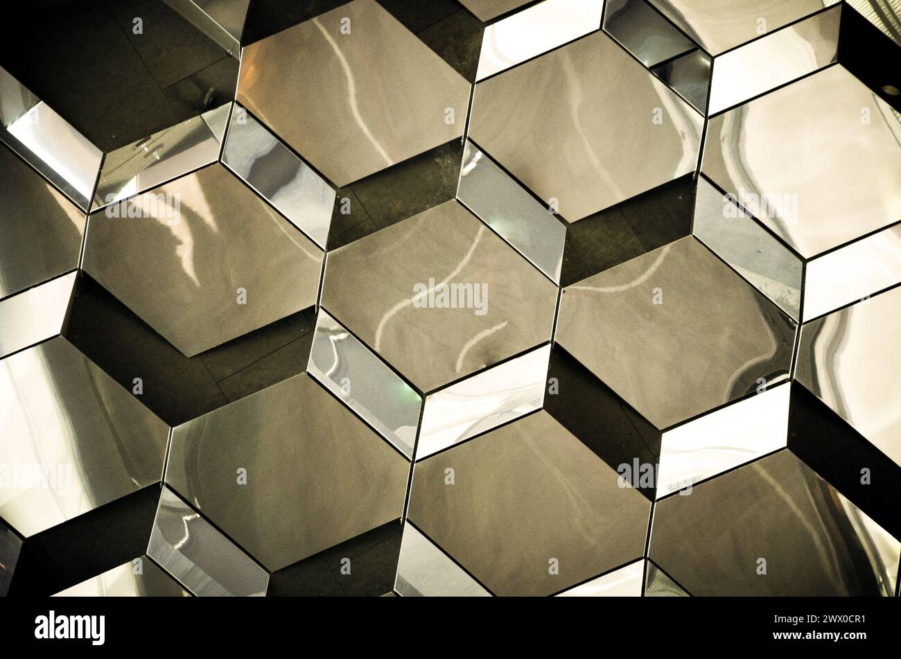 Hexagon windows hi-res stock photography and images - Alamy