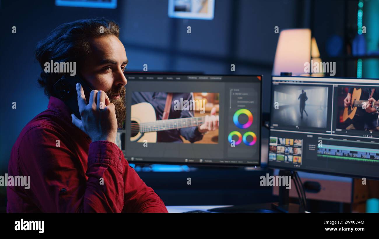 Adjusting brightness smartphone hi-res stock photography and images - Alamy