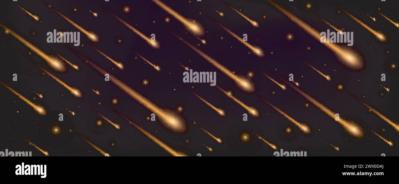Meteor rain Stock Vector Images - Alamy