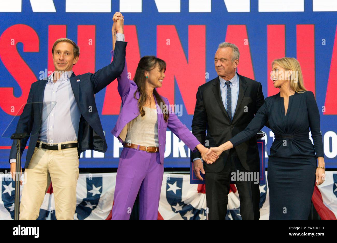 Oakland, California, USA. 26th Mar, 2024. From left, JACOB STRUMWASSER