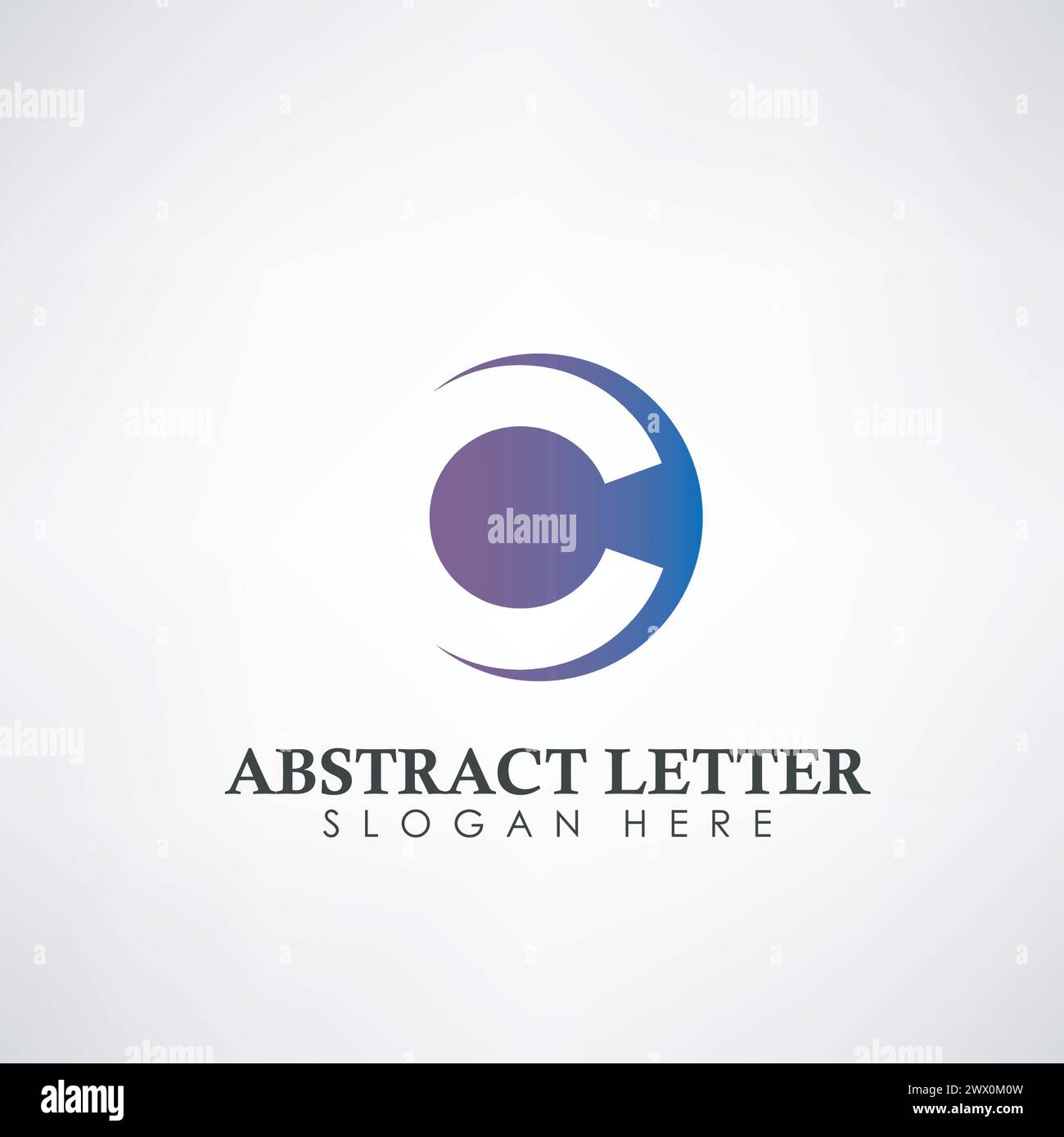 Abstract Letter C Logotype. Suitable For Trademarks, Company Logo, and Other, Vector Illustration Stock Vector