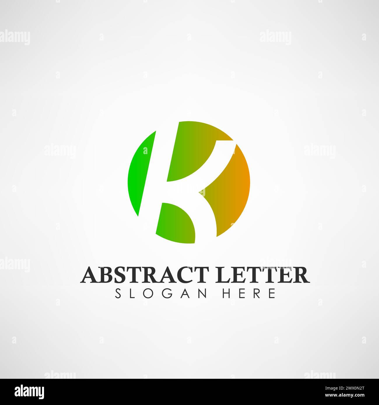 Abstract Letter K Logotype. Suitable For Trademarks, Company Logo, and Other, Vector Illustration Stock Vector