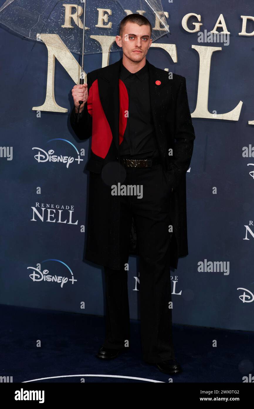 Jake Dunn attends the Renegade Nell World Premiere at Everyman Borough