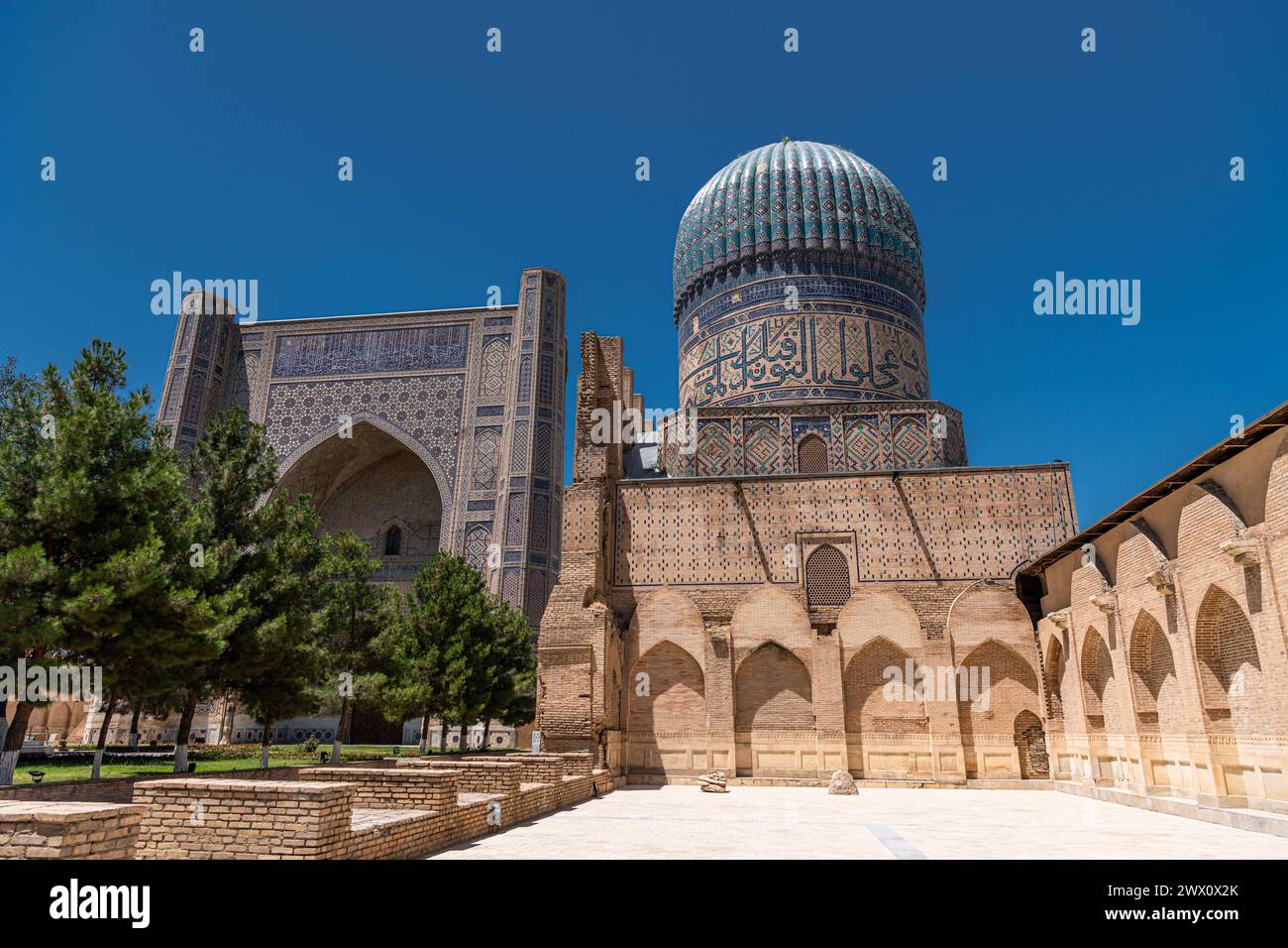JUNE 24, 2023, SAMARKAND, UZBEKISTAN: Bibi-Khanym Mosque in Samarkand ...