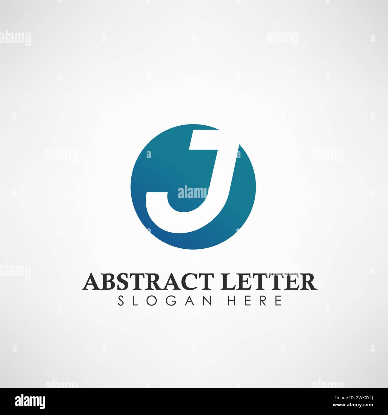 Abstract Letter J Logotype. Suitable For Trademarks, Company Logo, and Other, Vector Illustration Stock Vector