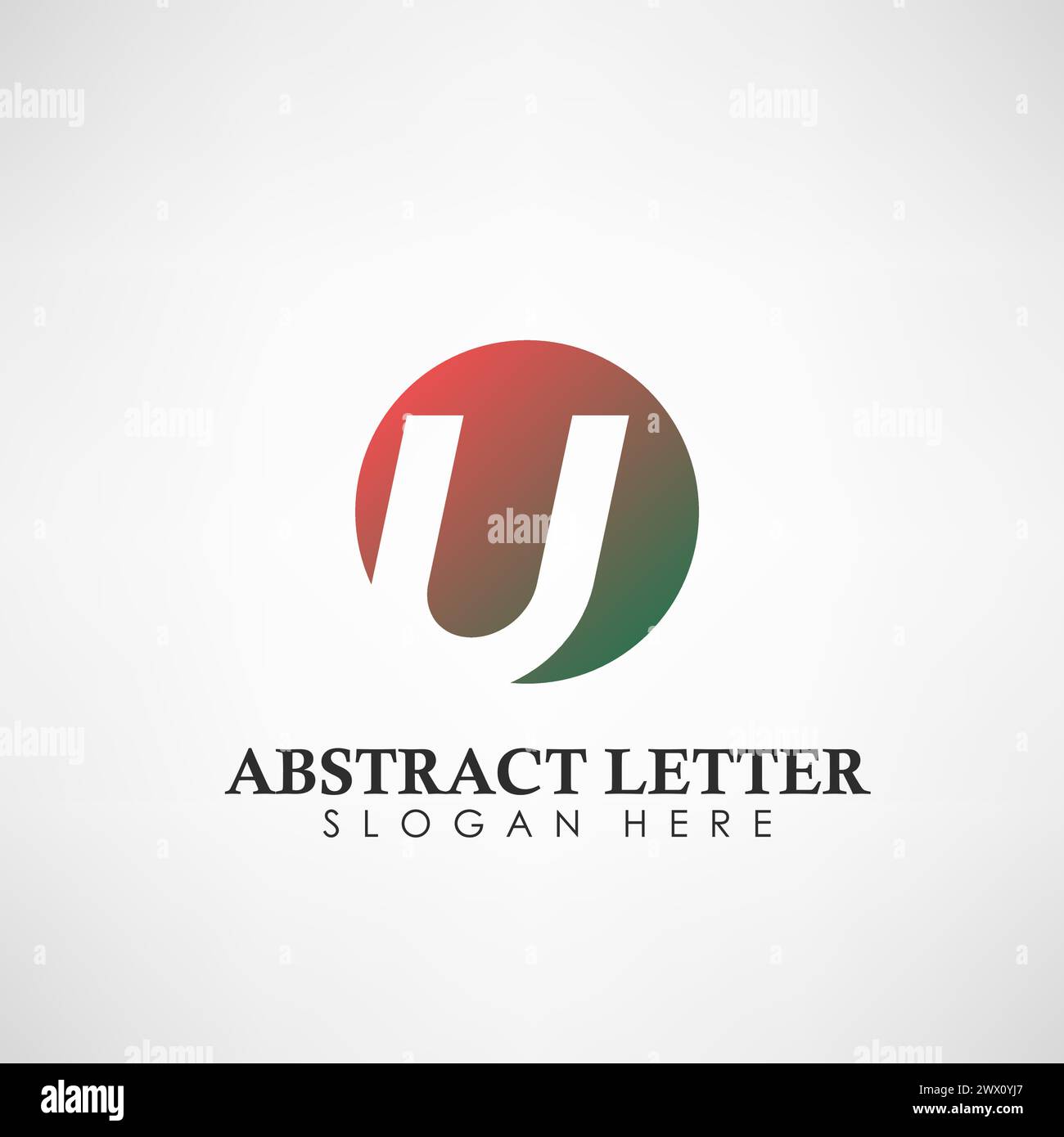 Abstract Letter U Logotype. Suitable For Trademarks, Company Logo, and Other, Vector Illustration Stock Vector