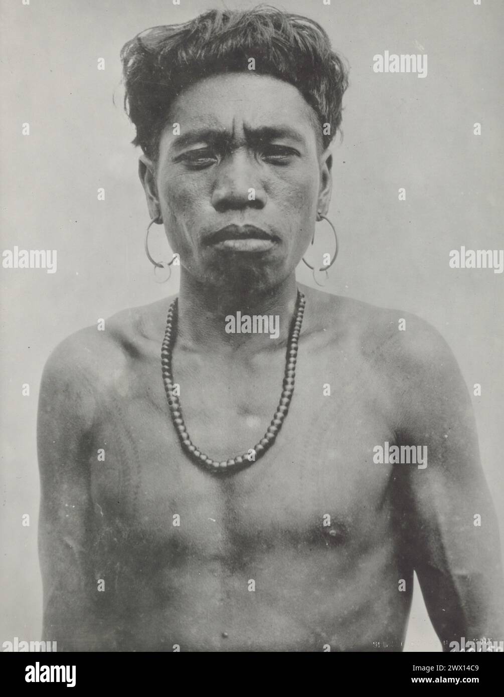 An Ifugao man. Mountain Province, Luzon, Philippine Islands ca. 1910s ...