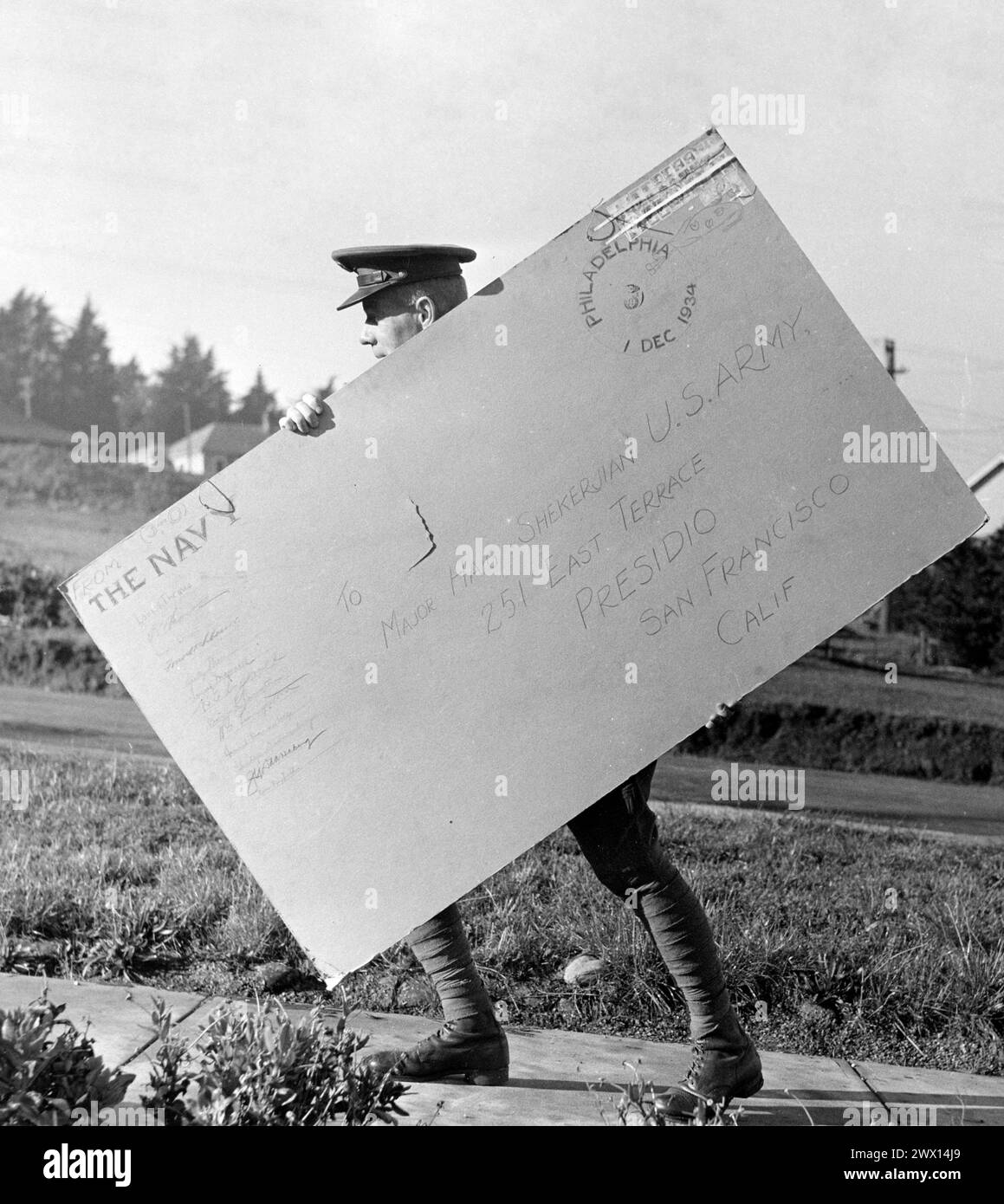 Believe This Or Not This 3 X 5 Foot Postcard Was Sent Through The believe-this-or-not-this-3-x-5-foot-postcard-was-sent-through-the