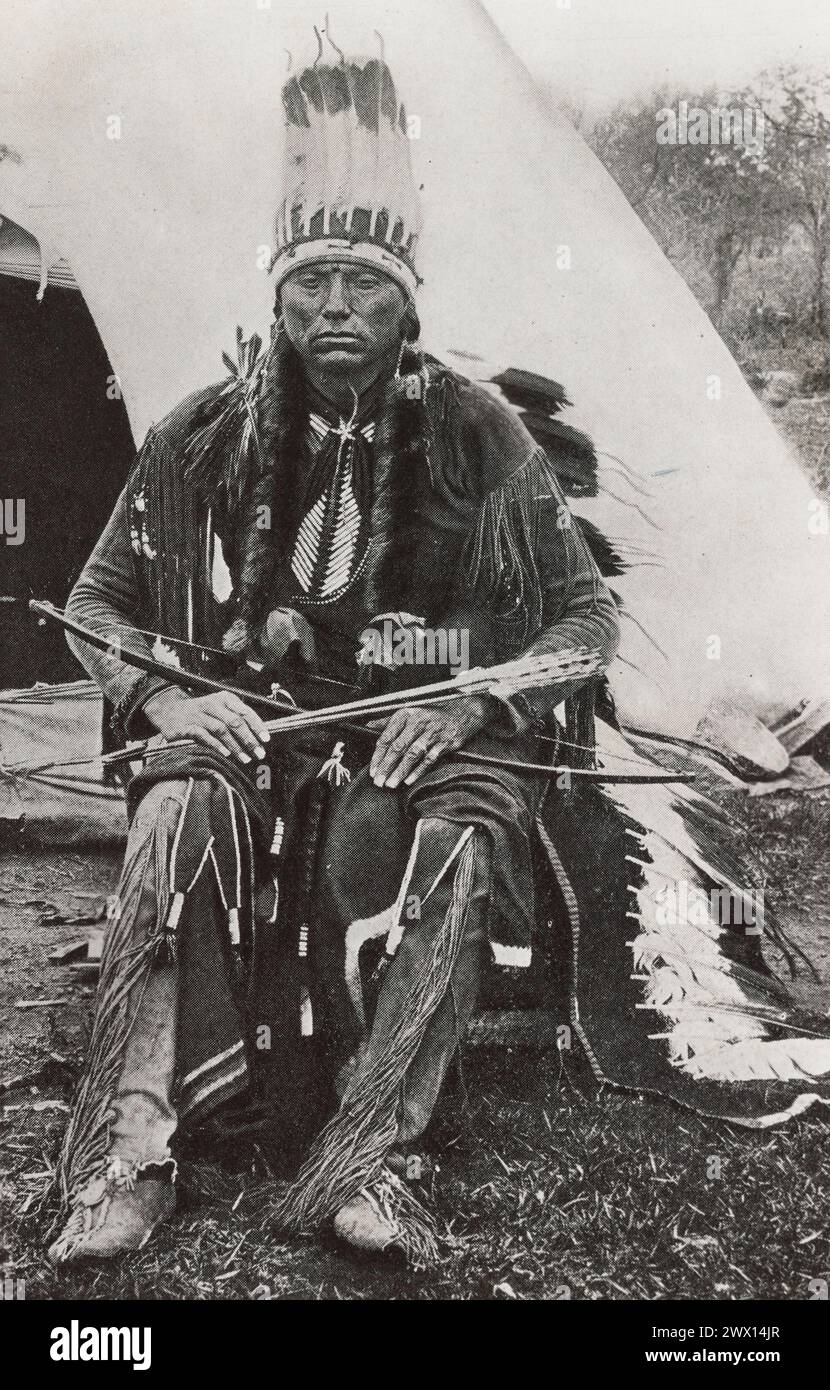 Quanah Parker, Chief of the Comanches ca. November 2, 1934 Stock Photo