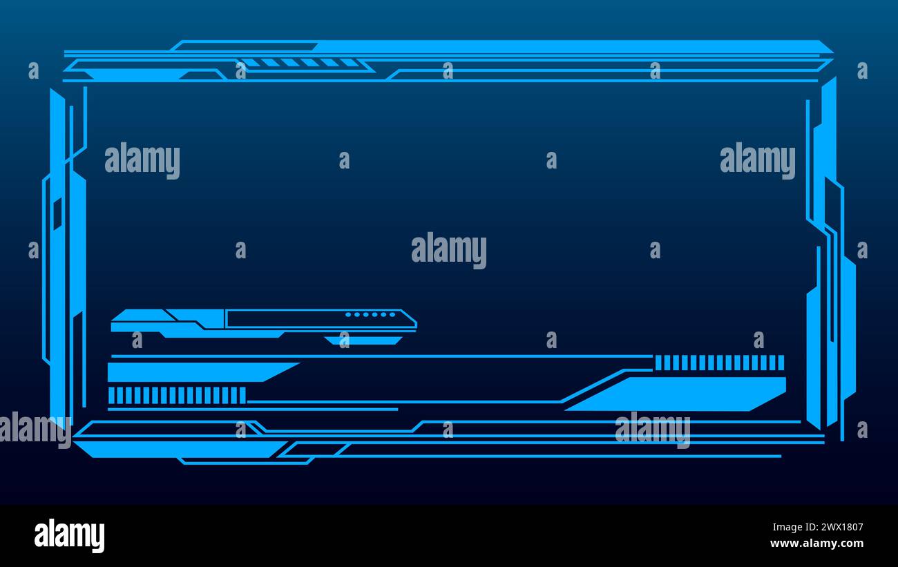 Frames Technology Futuristic Interface Streaming Overlay background ...