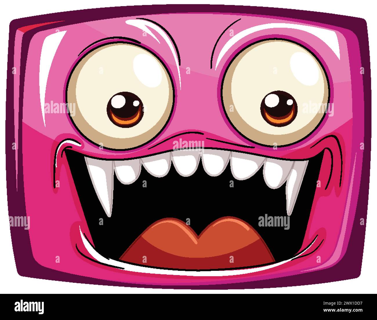 Cute pink monster big hi-res stock photography and images - Alamy