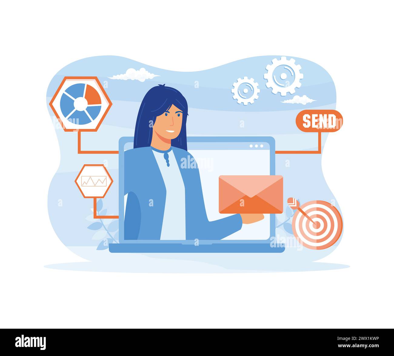 Marketing automation platform Stock Vector Images - Alamy